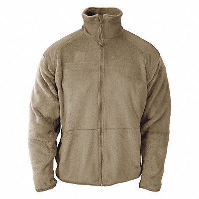 PROPPER F54880E233L2 Tactical Fleece Jacket L Khaki 28-1/2in