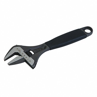 BAHCO 9031RTUS Adjustable Wrench Wide Mouth Thin Jaw 8