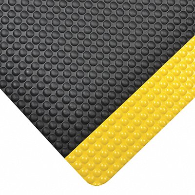 NOTRAX 782S0023YB Antifatigue Mat Black YllwBrdr 2ft.x3ft.