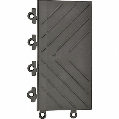 NOTRAX 620MR006BL Mat Ramp Black 6 in x 12 in PK6