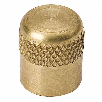 MUELLER A16447 1/4 SAE Cap Brass 700 psi