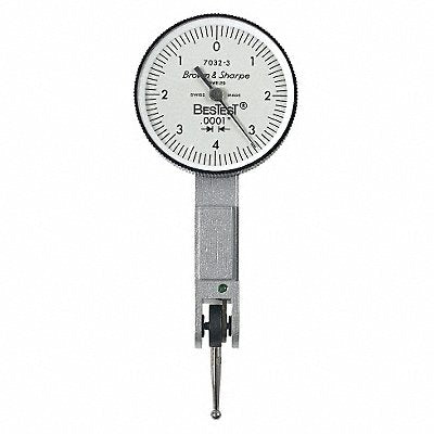 TESA BROWN SHARPE 59970316 Dial Test Indicator Vertical 0 to 0.030 In