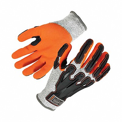 PROFLEX BY ERGODYNE 922CR Impact Gloves Level 5 Grey/Orange 2XL PR