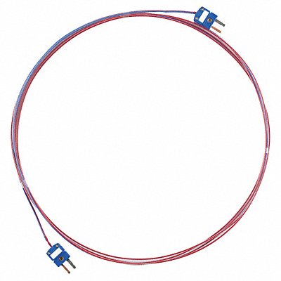 SANI-LOCK ACCEXK12MM EXT Lead K PVC 144 in Mini Red