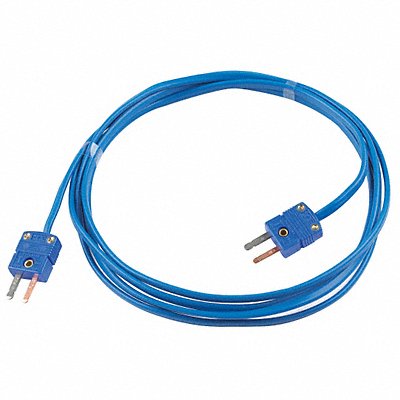 SANI-LOCK ACCEXT6MM EXT Lead T PVC 72 in Mini Blue