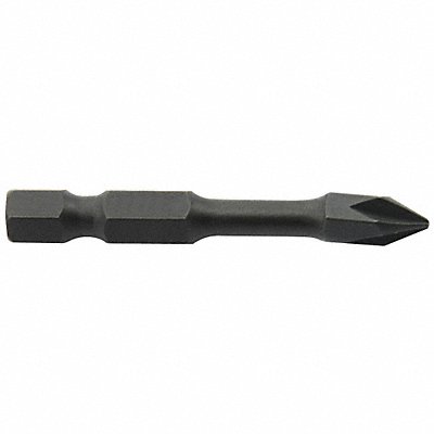 WESTWARD 38RV98 Power Bit SAE 1/4 Hex Power Drive #3 2