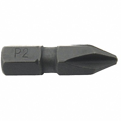WESTWARD 38RW14 Insert Bit SAE 1/4 #2 1 S2 Steel PK5