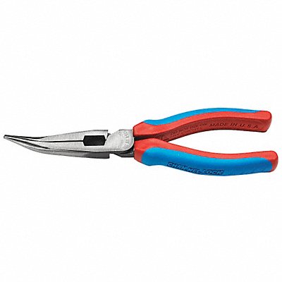 CHANNELLOCK 388CB Long Nose Plier 7-51/64 L Serrated