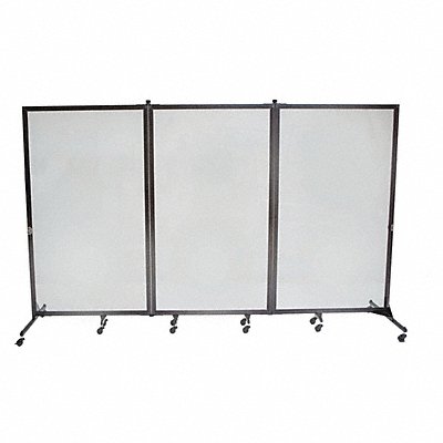 SCREENFLEX CCRD3 Room Partition 3 Panels 74inHx120inW