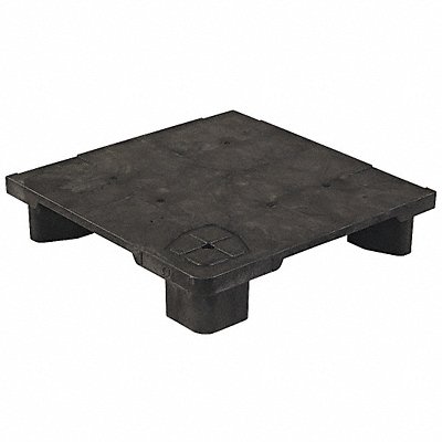 GRAINGER 24X24MODULARPOPPALLET Pallet 24 in L x 24 in H Black