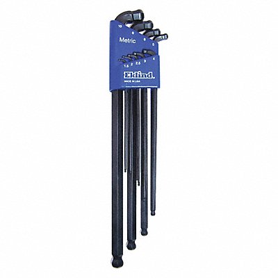 EKLIND 17609 Hex Key Set L 3 1/2 in to 8 45/64 in