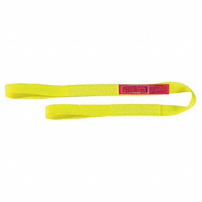 LIFT-ALL EE2603NFX5 Web Sling Flat Eye 5 ft L 13200 lb Cap.