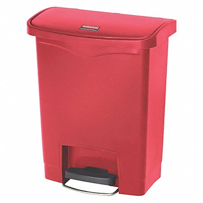 RUBBERMAID COMMERCIAL PRODUCTS 1883564 J2232 Wastebasket Rectangular 8 gal Red