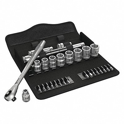 WERA 5004047001 Socket Wrench St Chrome 6Pt 8 - 19 mm