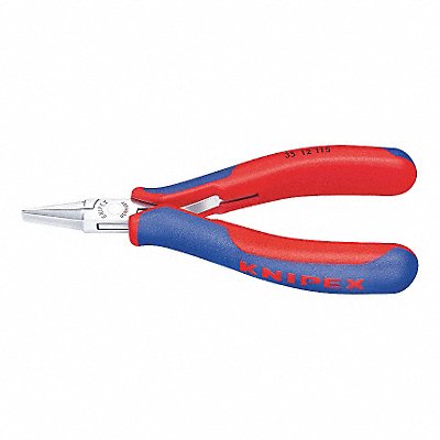KNIPEX 3512115 Flat Nose Plier 4-1/2 L Smooth