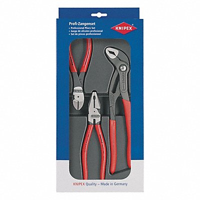 KNIPEX 2010 Plier Set Dipped 3 Pcs