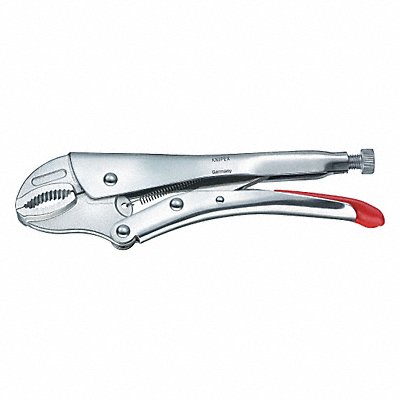 KNIPEX 4104180 Locking Plier Plain Grip 7-1/4 L