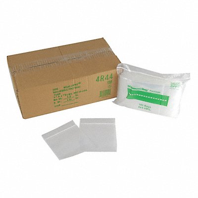 RELOC ZIPPIT 4R44 Reclosable Poly Bag Zip Seal PK1000