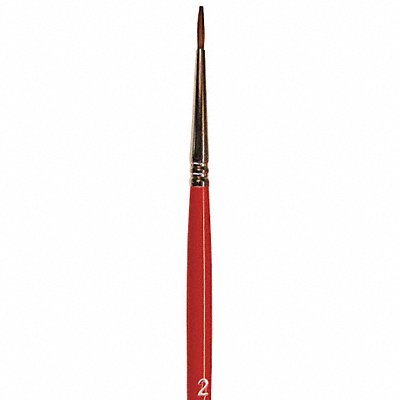 WOOSTER F16202 Paint Brush #2 Artist Red Sable Soft