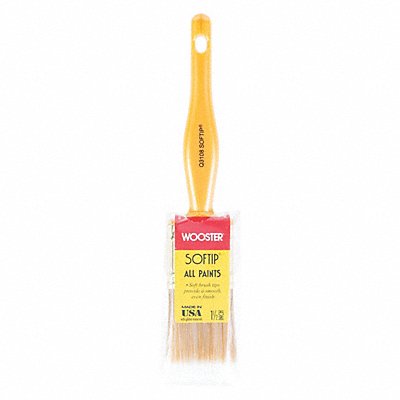 WOOSTER Q3108112 Paint Brush 1 1/2 in Flat Sash Synthetic