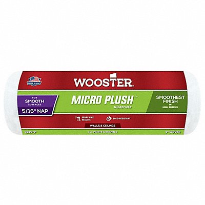 WOOSTER R2359 Roller Cover 9 L 5/16 Nap Microfiber