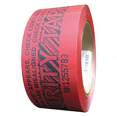NOVAVISION PVT2R217D180 Tamper Evident Tape 2 mil Red