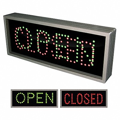 TAPCO 108968 LED Parking Sign Open/Closed 7 x 18