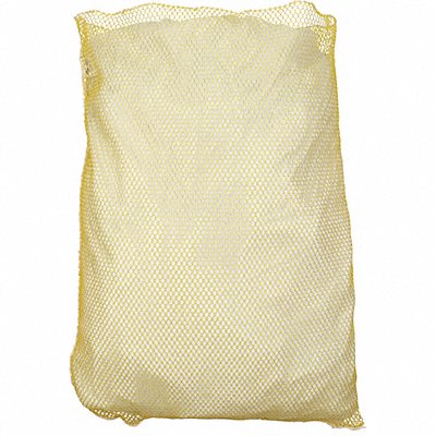 GRAINGER GT245167 Mesh Laundry Bag Yellow Polyester PK12