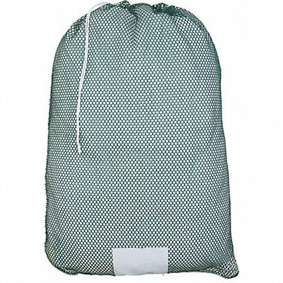 GRAINGER MP245525 Mesh Laundry Bag Green Drawcord PK12