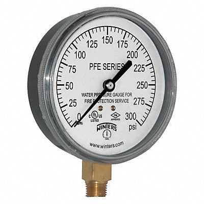 WINTERS PFE3933R1 Pressure Gauge Sprinkler for Water Media