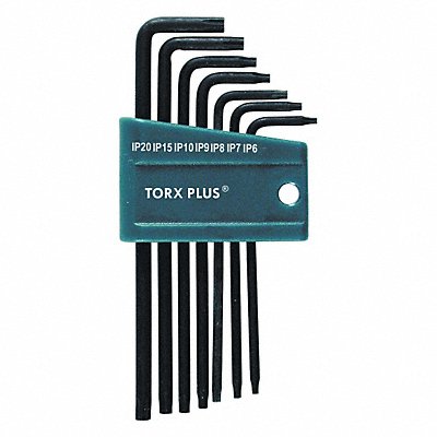 WIHA 36690 Torx Key Set L Shape 2 1/2 to 3 3/4 in