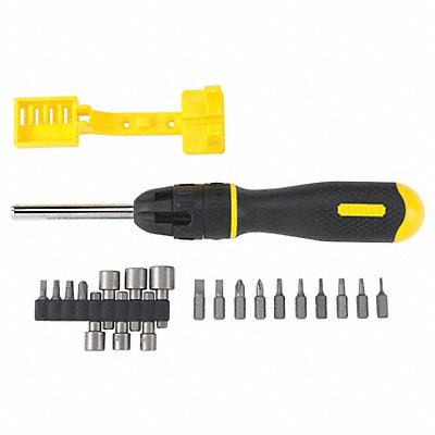 STANLEY 62574 Multi-Bit Screwdriver NumBits 20