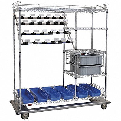 GRAINGER CPC6024D Catheter Storage Cart 60x68 5 Shelves