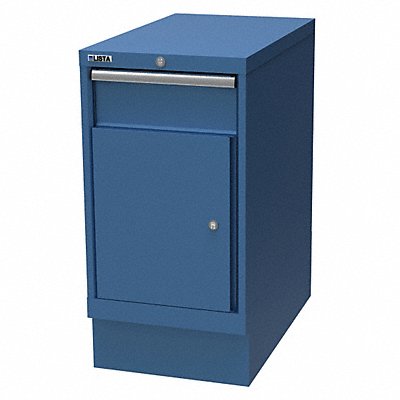 LISTA XSNW06000202BB Cabinet Pedestal One Drawer Brt Blue