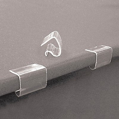 EZ CLIP BY FASTENATION EZTCC Table Cloth Clip 2 1/2 in L Clear PK250