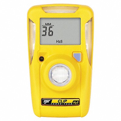 HONEYWELL BWC3H Single Gas Detectr H2S Yllw 3yr. Battery