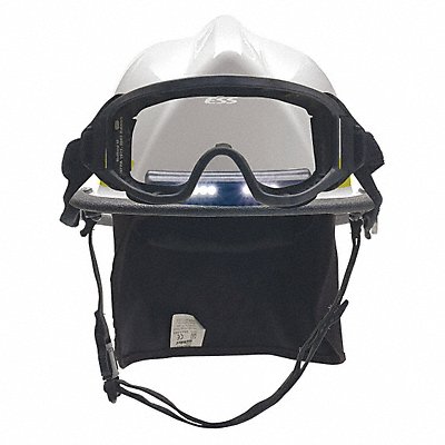 BULLARD LTXWHTLGIZ4 Fire Helmet Ultem(R) White IZ4 Goggle