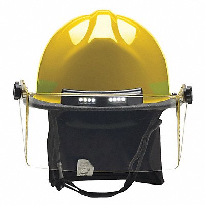 BULLARD FXSYLTL Fire Helmet Thermoglas(R)/FG Shell Yllw