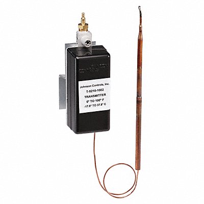 JOHNSON CONTROLS T52101002 Pneumatic Temp Transmitter 0-100 Deg F