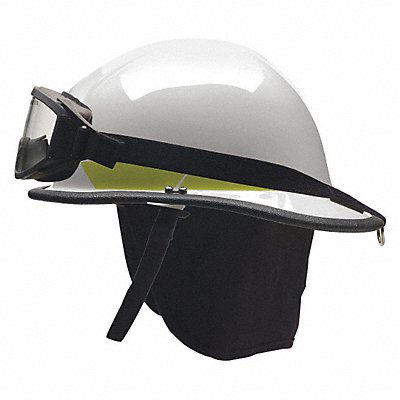 BULLARD PXSWHGIZ3 Fire Helmet Ultem(R) Shell White