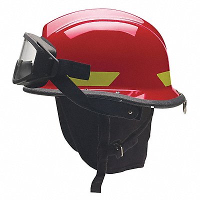 BULLARD URXRDGFP4 Fire Helmet Ultem(R) Shell Red