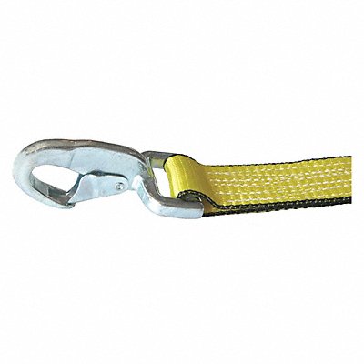 LIFT-ALL TE61010 Tie Down Strap Snap-Hook Yellow