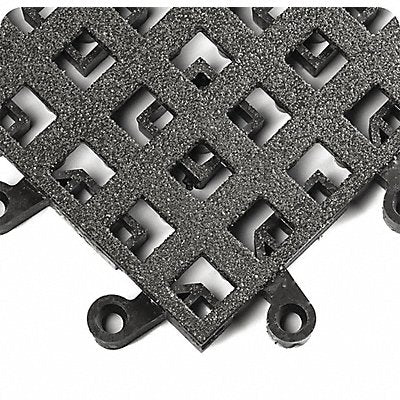 WEARWELL 56578X18X18CHCS10 Interlock Drainage Mat Grey 18 x18 PK10