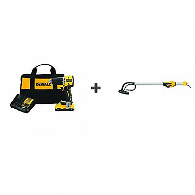 DEWALT DWE7800DCD799L1 DRYWALL SANDER w/ Bonus DCD799D1 Drill
