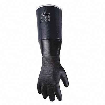 SHOWA 6781R0610 Insulated Glove Nitrile Black L PR