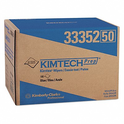 KIMTECH KCC33352 Wipers 12-7/64 x 16-5164 Blue PK180