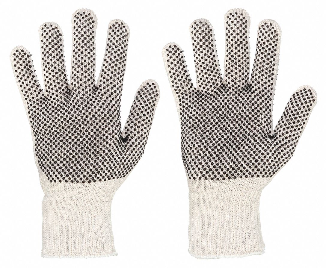 MCR SAFETY 9660SM Gloves Cotton/Polyester S PK12