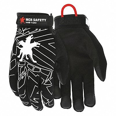 MCR SAFETY MB100L Gloves Multi-Task Black Unlined L PR