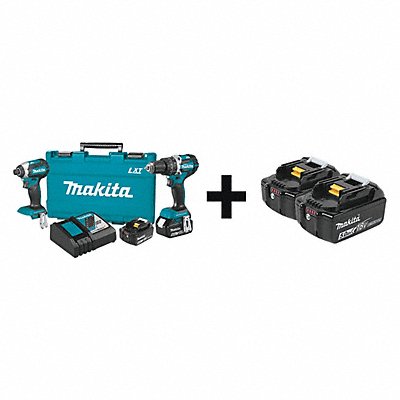 MAKITA XT269MBL1850B2 Cordless Combination Kit 2 Tools 18V DC