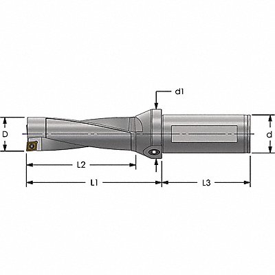 ULTRA-DEX USA PD115003D150 Patriot Drill 1.500 Dia 4.697 Depth